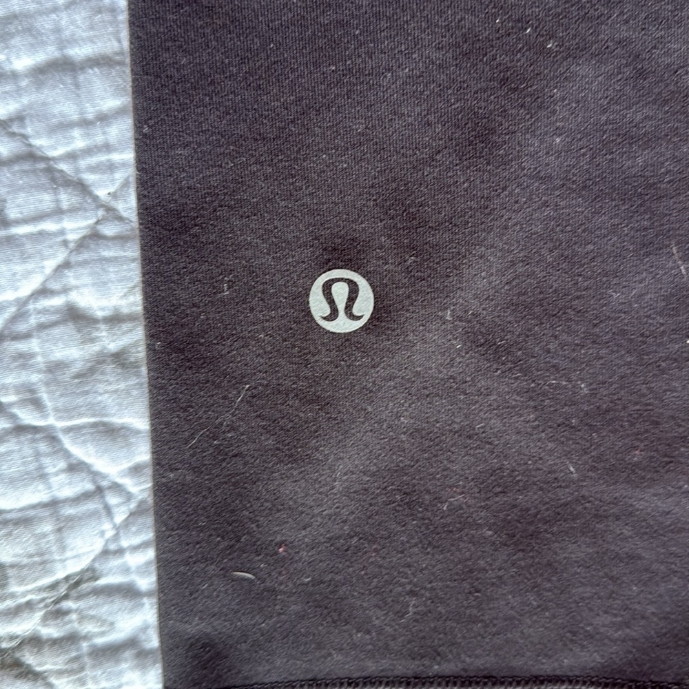 GUC Lululemon Wunder Under Crop III *Full-On LuonBlack/Dottie Eyelet White BLK - Picture 7 of 10
